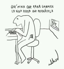 para ganar vida hay que perderla