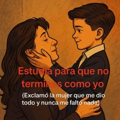 estudia para que no termines como yo